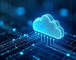 Cloud computing network and data flow