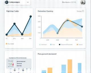 Data analytics dashboard and charts